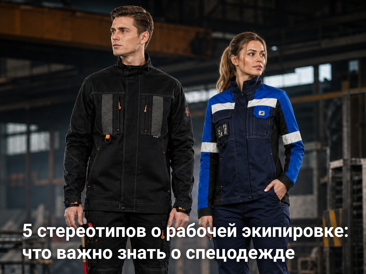 5 стереотипов о рабочей экипировке: что важно знать про спецодежду
