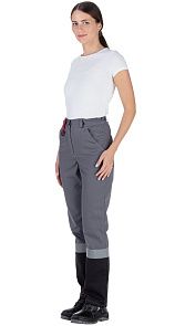 Брюки женские рабочие летние для ИТР "Виват" NEW сине-черно-васильковые