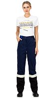 Брюки женские рабочие летние для ИТР 'Виват' NEW сине-черно-васильковые